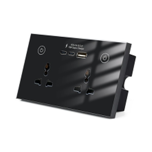 [ID42997] Tomacorriente Universal 70W 16A c/USB Type-C - S-US11 - Similar