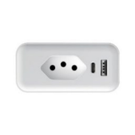 [ID43016] Enchufe BR c/1USB 1TypeC - S-BR06 - Similar