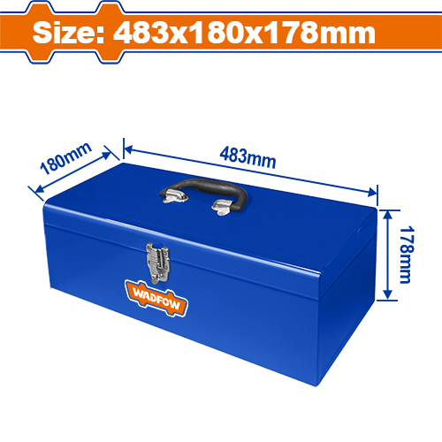 [E43228] Caja De Herramientas Metálica 48X18X18CM - Wadfow
