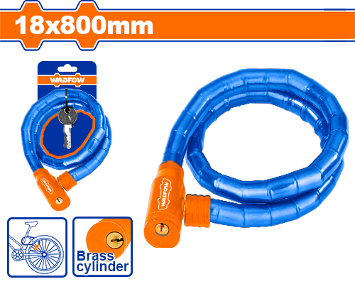 [E43345] Candado Serpiente Para Bicicleta - Wadfow