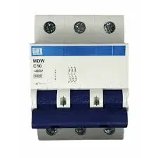 [EA43378] Disyuntor Term. Mag. DIN MDW C 3P 10A 3KA - 15265745 WEG