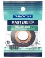 [EM43453] Cinta Aisladora 10M X 19MM X 0,13MM Negro Blister Mastergrip - Tramontina