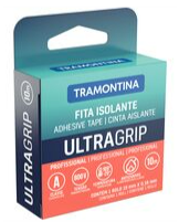 [EM43461] Cinta Aisladora 20M X 19MM X 0,13MM Negro Caja Ultragrip - Tramontina