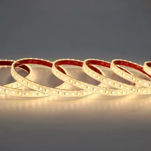 [EI43487] Cinta LED 140LEDS Por Metro Para Uso Exterior Luz Calida 24V Irc90 Zaga