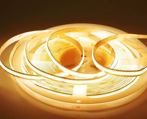 [EI43498] Cinta LED Cob 528LEDS Por Metro Para Uso Interior Luz Calida 12V Cri90 Zaga
