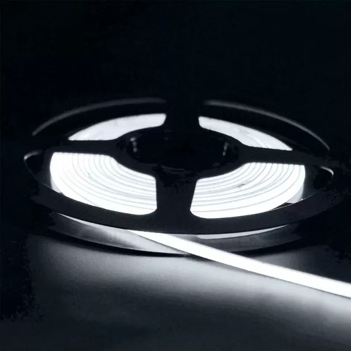 [EI43499] Cinta LED Cob 528LEDS Por Metro Para Uso Interior Luz Fria 12V Cri90 Zaga