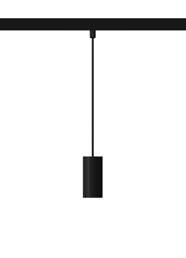 [EI43548] Colgante LED P/ Riel Magnetico 8W Luz Calida Negro Ivuch Argo