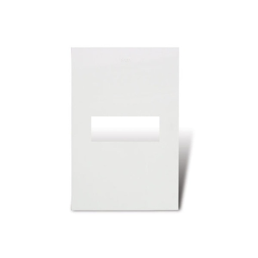 [EI43680] Conjunto De Placa Blanca De 1 Modulo Con Soporte - Linea Siglo 21 - Cambre
