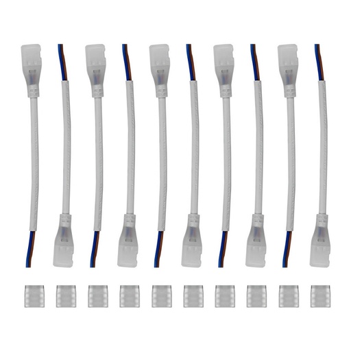 [ET43744] Kit De Instalacion 10 Conector + 10 Tapa Para Cinta LED 127/220V 40200350 - Blumenau