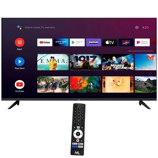[TM43936] Smart TV QLED 55" Mtek MKQ55FSGU 4K Ultra HD Google TV Wi-Fi Bluetooth con Conve