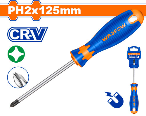 [FH44163] Destornillador Phillips Ph2 6.0X125MM - Crv - Wadfow