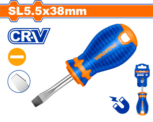 [FH44182] Destornillador Plano Sl5.5x38mm - Crv - Wadfow