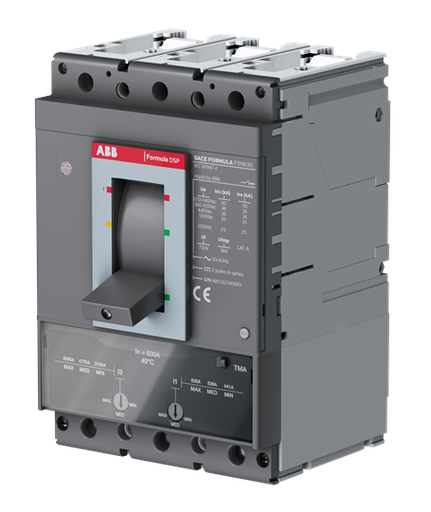 [EC44264] Disy Caja Mold 3P 630A 36KA Regulable - P3n Formula Dsp - Abb