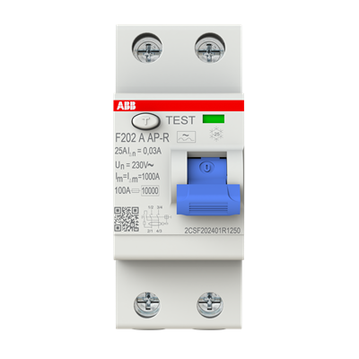 [EC44277] Disy Diferencial 2P 025A Si Tipo A 30mA F202 - Ap - R - Abb