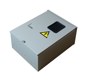 [EC44398] Gabinete Metalico Para 1 Medidor Trifasico (limitadora 100A) Gris - Cominsa Electric