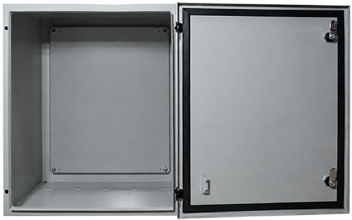 [EC44427] Gabinete Metalico 60 X 40 X 20 Cm Gris C/ Placa De Montaje Galvanizada Gris - Cominsa Electric