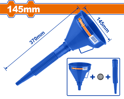 [E44555] Embudo 145MM 2 En 1 Largo - Wadfow