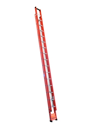 [E44582] Escalera De Fibra De Vidrio - Profesional - Extensible - 27P - 4,80 X 8,40 M - Wbertolo