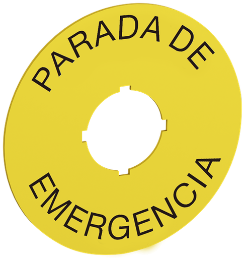[EA44647] Etiqueta Parada De Emergencia 70MM - Abb