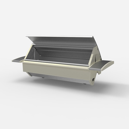 [EI44648] Estacion Dk - 10 Aluminio Blanco
