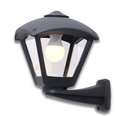 [EI44680] Farol Aplique 1L E27 Negro Nardo/dario - Fumagalli