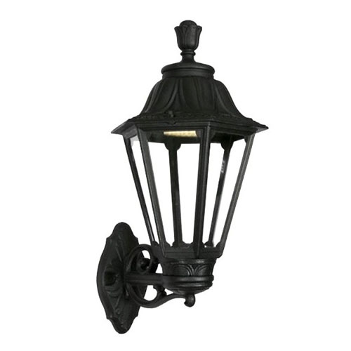 [EI44687] Farol Aplique Bisso/rut E27 De 1 Luz Negro Fumagalli