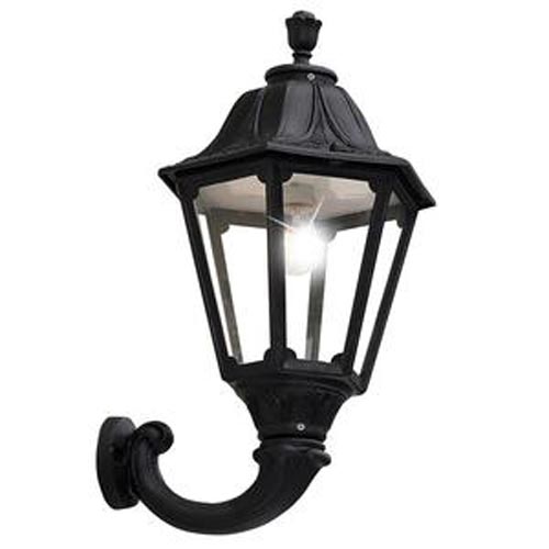 [EI44696] Farol Apliqueofir/noemi E27 De 1 Luz C/ Lamp LED 15W Neutra Negro Fumagalli