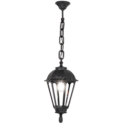 [EI44707] Farol Colgante Sichem/saba E27 De 1 Luz Negro Fumagalli