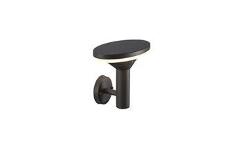 [EI44708] Farol LED De Pared 12,5W Negro IP54 Argo