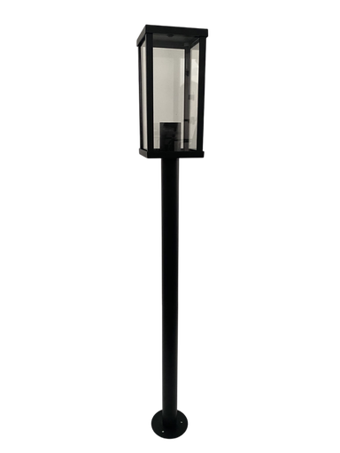 [EI44737] Farola De 1 Luz E27 H:650mm Negro Colonial Argo