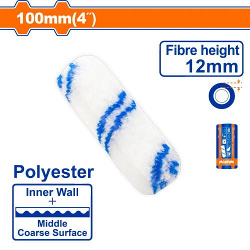 [E44829] Funda Para Rodillo De Polyester P/ Pared Interior 100MM - Wadfow