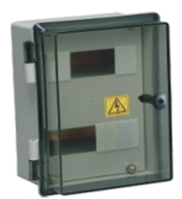 [EC44850] Gabinete Din IP65 16 Modulos Fume