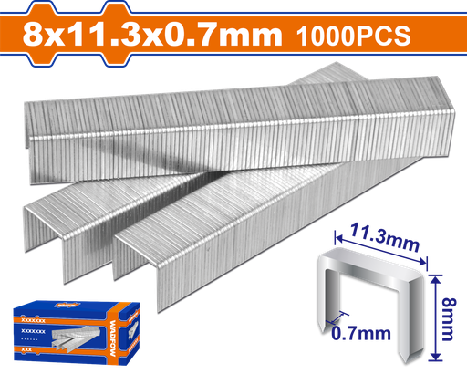 [E44995] Grapas 8X11.3X0.7MM Para Engrapadora Manual Wgu1608 - Wadfow