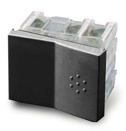 [EI45089] Interruptor Bipolar Gris Tecla Doble - Linea Siglo 22 - Cambre