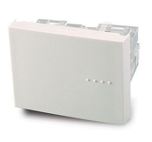 [EI45099] Interruptor Paralelo Blanco 16A Tecla Doble - Linea Bauhaus - Cambre
