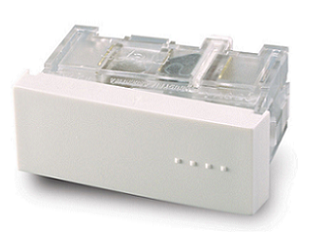 [EI45104] Interruptor Paralelo Blanco Tecla Simple - Linea Bauhaus - Cambre