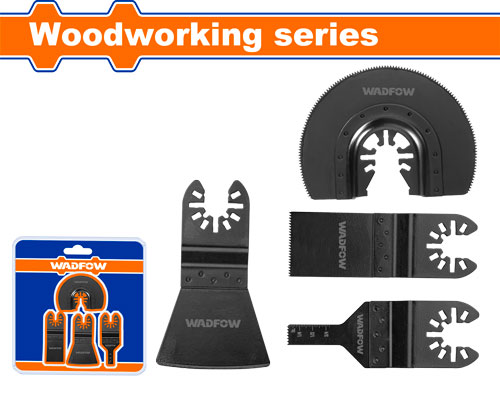 [E45182] Juego De Hojas Para Madera P/ Herramienta Osciladora - Wadfow