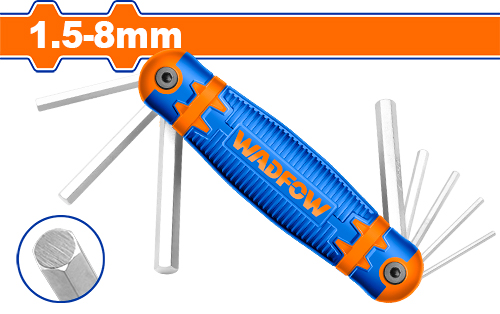 [FH45184] Juego De Llaves Allen 1.5MM - 8MM Plegable - Wadfow