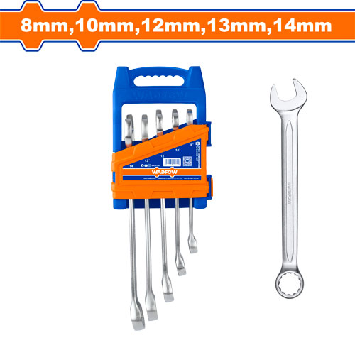 [FH45188] Juego De Llaves Combinadas 8 - 14MM (5 Pzs) - Wadfow