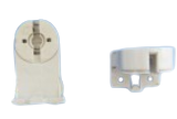 [EI45217] Juego Zocalo Para Fluorescente G13 Con Tornillo Argo