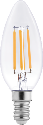 [EI45249] Lamp LED Classic E14 Vela 4W Luz Cálida 220 - 240V Gold - Argo