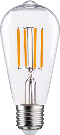 [EI45255] Lamp LED Classic E27 St64 6W 2500K 220 - 240V Gold - Argo