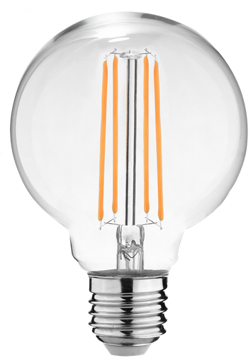 [EI45256] Lamp LED Classic E27 Globo 6W Ø8cm 2500K 220 - 240V Gold - Argo