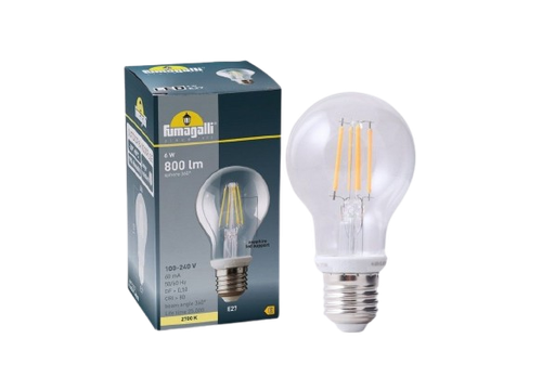 [EI45299] Lampara LED 6.5W Classic E27 A60 2700K Fumagalli