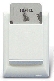 [EI45407] Llave Interruptor Blanca De Hoteleria - Linea Icard - Cambre