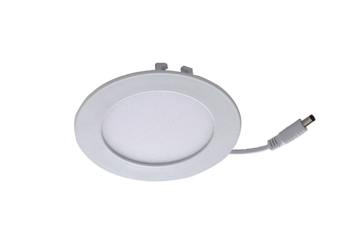 [EI45577] Panel LED 6W Circular De Embutir Luz Calida Tech Argo