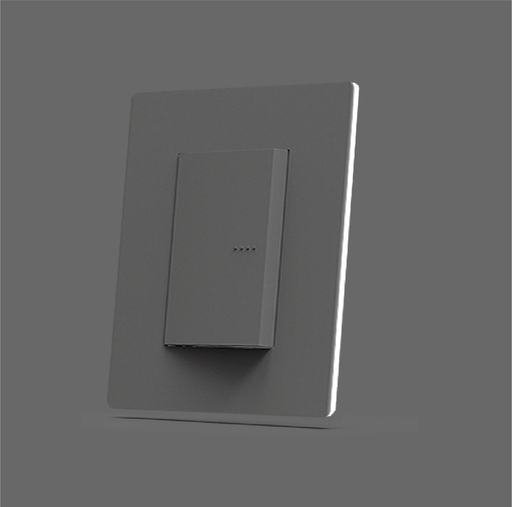 [EI46067] Placa Policarbonato Gris Con Fondo Blanco De 4 Modulos - Linea Arte - Cambre